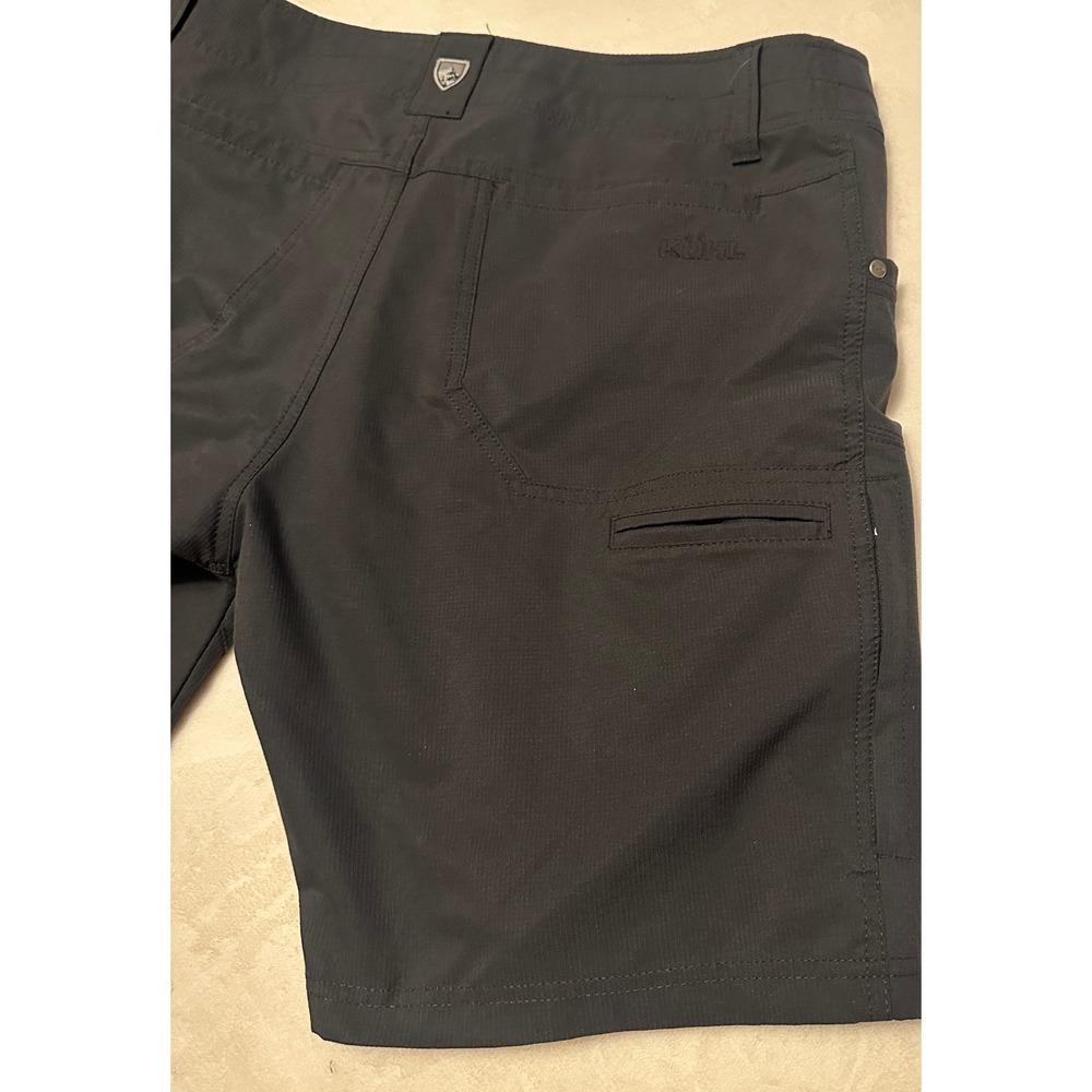 Kuhl Renegade Shorts Mens 34 Black Softshell Hiking Outdoor Technical Cargo - Picture 5 of 15